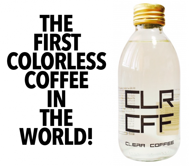 「透明如水」的咖啡英國開賣，再也不用擔心牙齒變黃、衣服弄髒了！